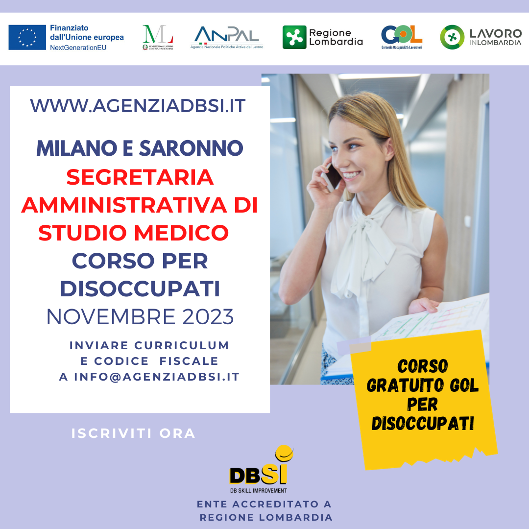 Segretaria Amministrativa di Studio Medico