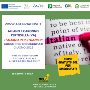 Corso gratuito italiano regione lombardia